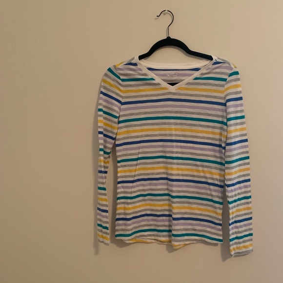 Girls Cat and Jack Striped Shirt - Picture 1 of 3